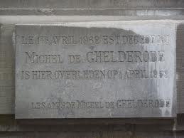 Het tweetalige grafschrift van Michel de Ghelderode