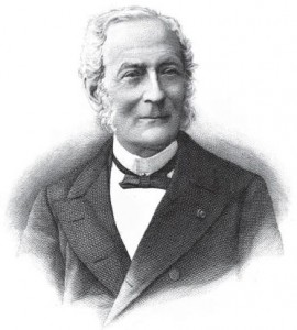Portret van Louis Prosper Gachard.
